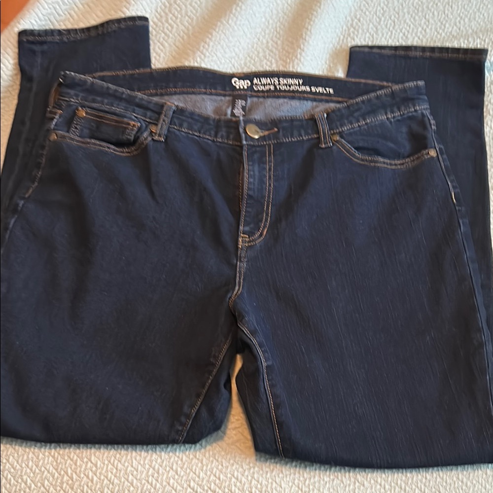 GAP Blue Skinny Jeans Timeless Fit